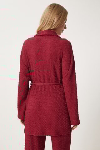 Quimono e calças - Bordô