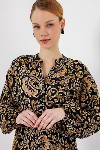 Vestido comprido - Preto