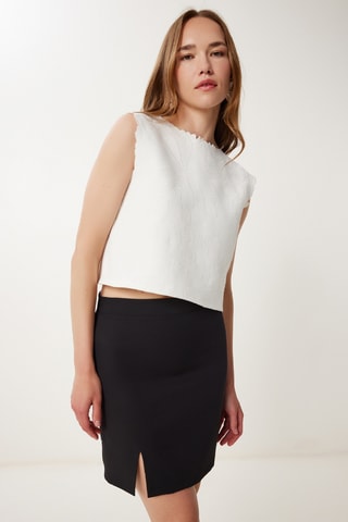 Saia direita - Preto