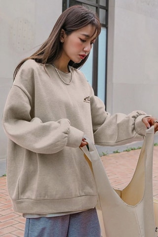 Sweat oversize - Bege