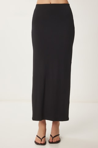 Saia comprida - Preto