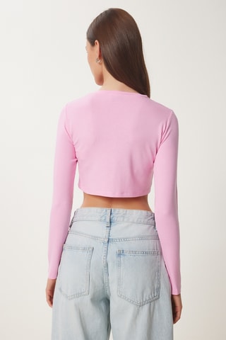 Casaco de malha - Rosa