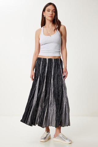 Saia comprida - Preto