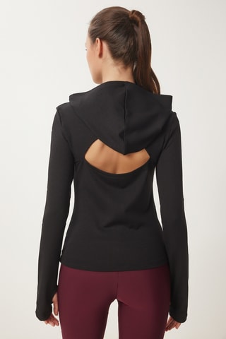 Sweat com capuz - Preto