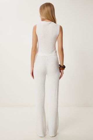 Colete e calças - Branco