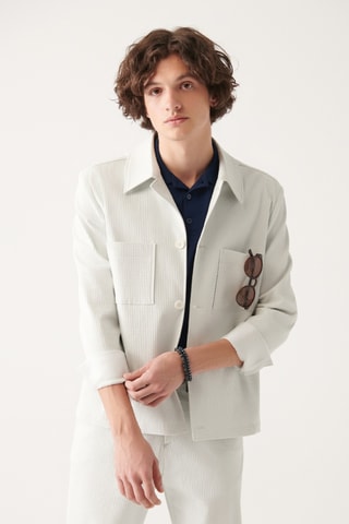 Casaco - Cinzento-claro