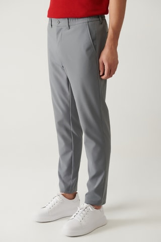 Calças slim - Cinzento