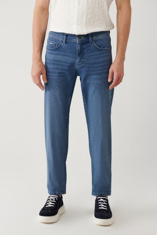 Calças de ganga slim - Índigo