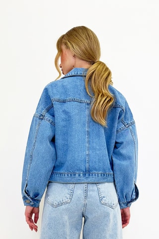 Casaco de ganga - Azul