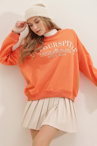 Sweat oversize - Laranja