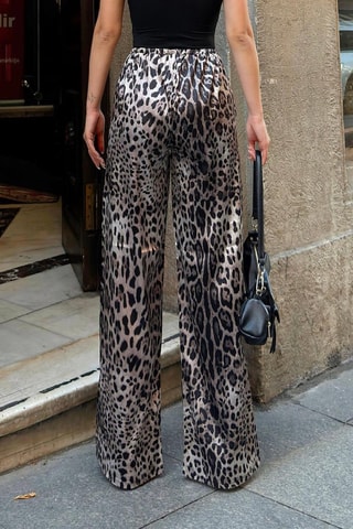 Calças de cintura alta - Toupeira