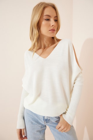 Camisola oversize - Branco