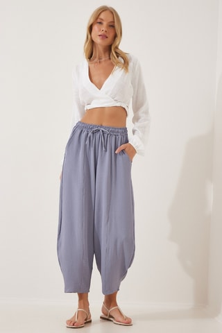 Calças saruel - Cinzento