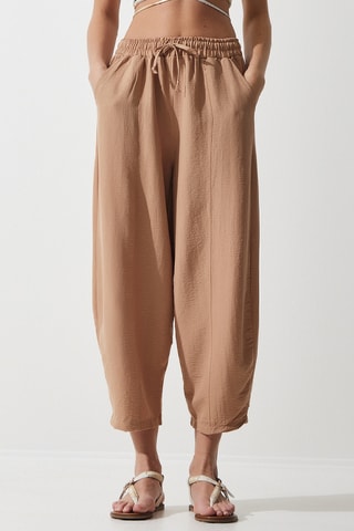 Calças saruel - Bege