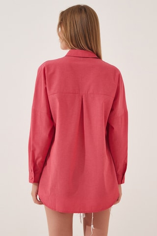 Camisa oversize - Rosa