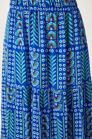 Saia comprida - Azul