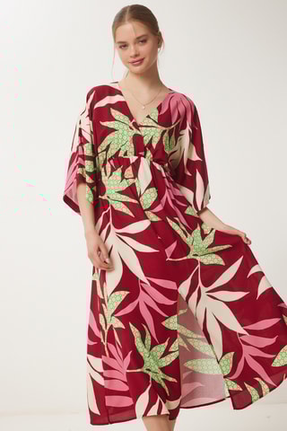 Vestido comprido - Bordô