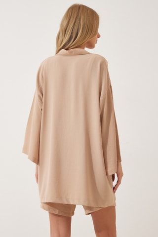 Quimono e calções - Nude