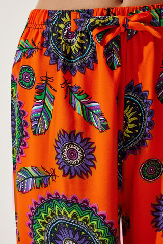 Calças palazzo - Laranja
