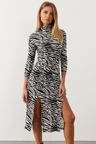 Vestido midi - Preto