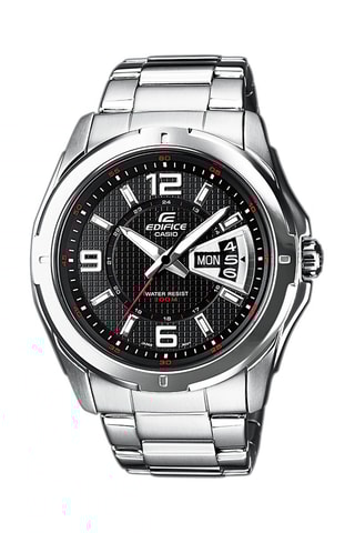 Reloj de cuarzo de acero - Plateado y negro