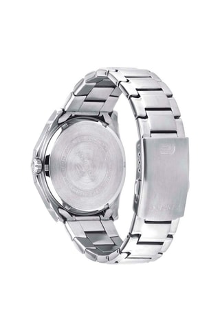 Reloj de cuarzo de acero - Plateado y azul