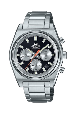 Reloj de cuarzo de acero - Cronómetro - Plateado