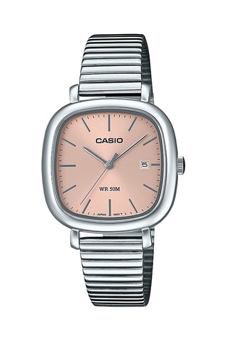 Reloj de cuarzo de acero - Plateado