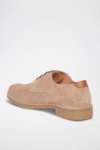 Derbys en nubuck Junon - Beige