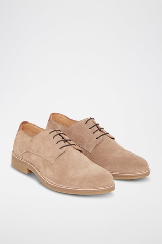 Derbys en nubuck Junon - Beige