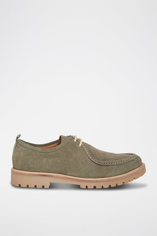 Derbys en nubuck Promenant - Kaki