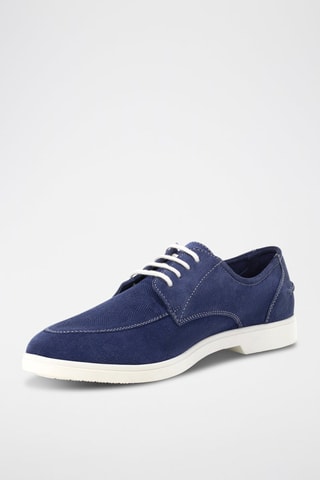 Derbys en nubuck Nathan - Bleu marine
