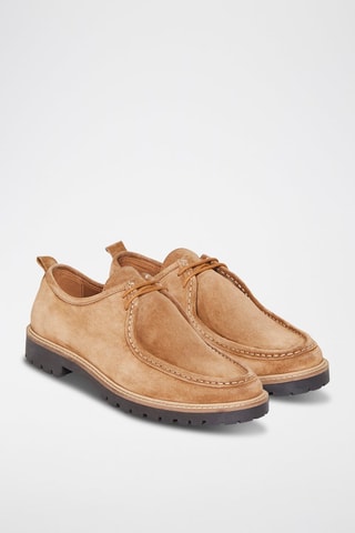 Derbys en nubuck Promenant - Camel