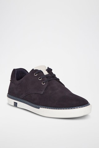 Derbys en nubuck Figarol - Bleu marine