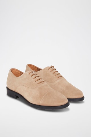 Richelieus en nubuck Isaac - Taupe