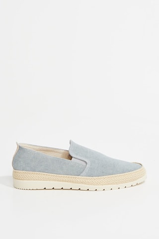 Espadrilles en jean Nyos - Ciel