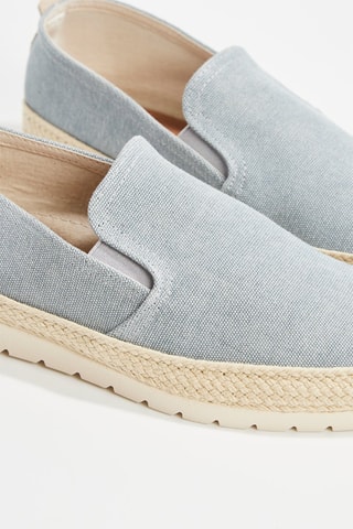 Espadrilles en jean Nyos - Ciel