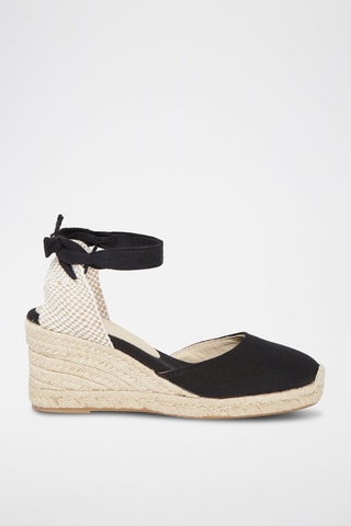Espadrilles compensées Olympe -   Noir