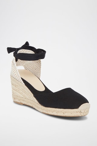 Espadrilles compensées Olympe -   Noir