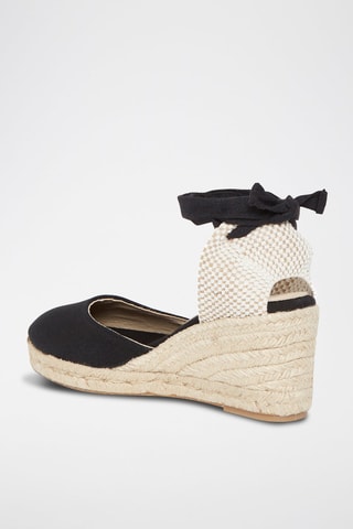 Espadrilles compensées Olympe -   Noir