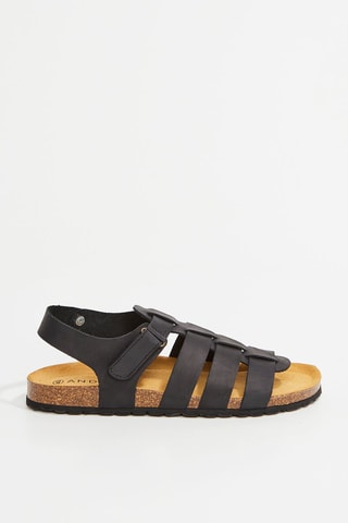 Sandales en cuir Figeac - Noir