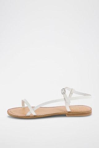 Sandales en cuir Saba - Blanc