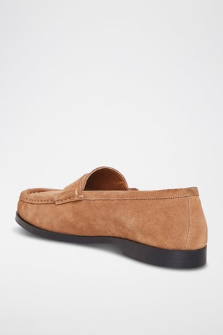 Mocassins en nubuck Nayport -  Beige foncé