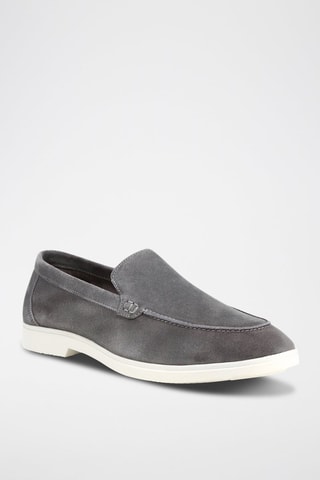 Mocassins en nubuck Clement - Gris foncé