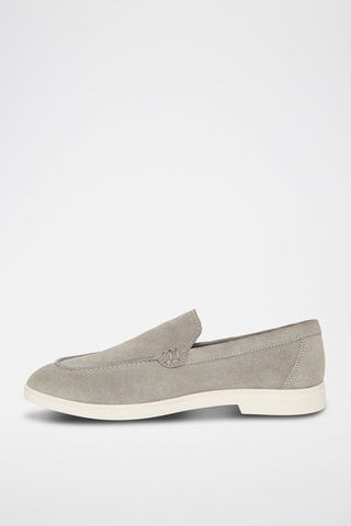 Mocassins en nubuck Clement - Gris clair