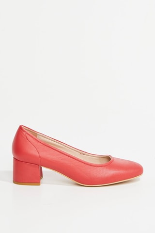 Escarpins en cuir Ninarose - Rouge