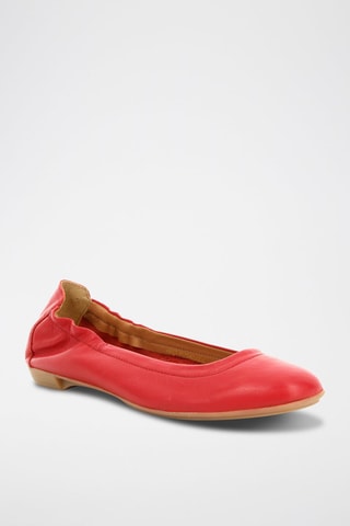 Ballerines en cuir Nina - Rouge