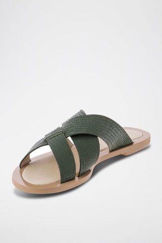 Mules en cuir Vatica - Vert