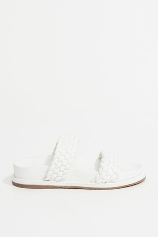 Mules en cuir Patty - Blanc