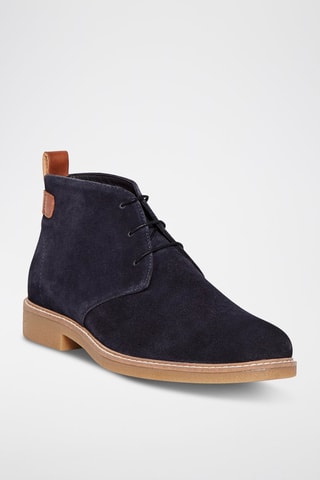 Boots en cuir Icare - Bleu marine
